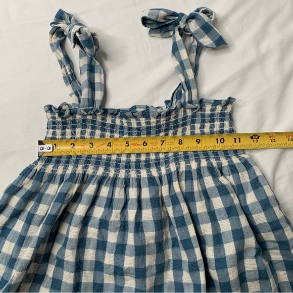 Cecil and Lou Blue and White Gingham Dress Girl’s Size 8 - Picture 8 of 8